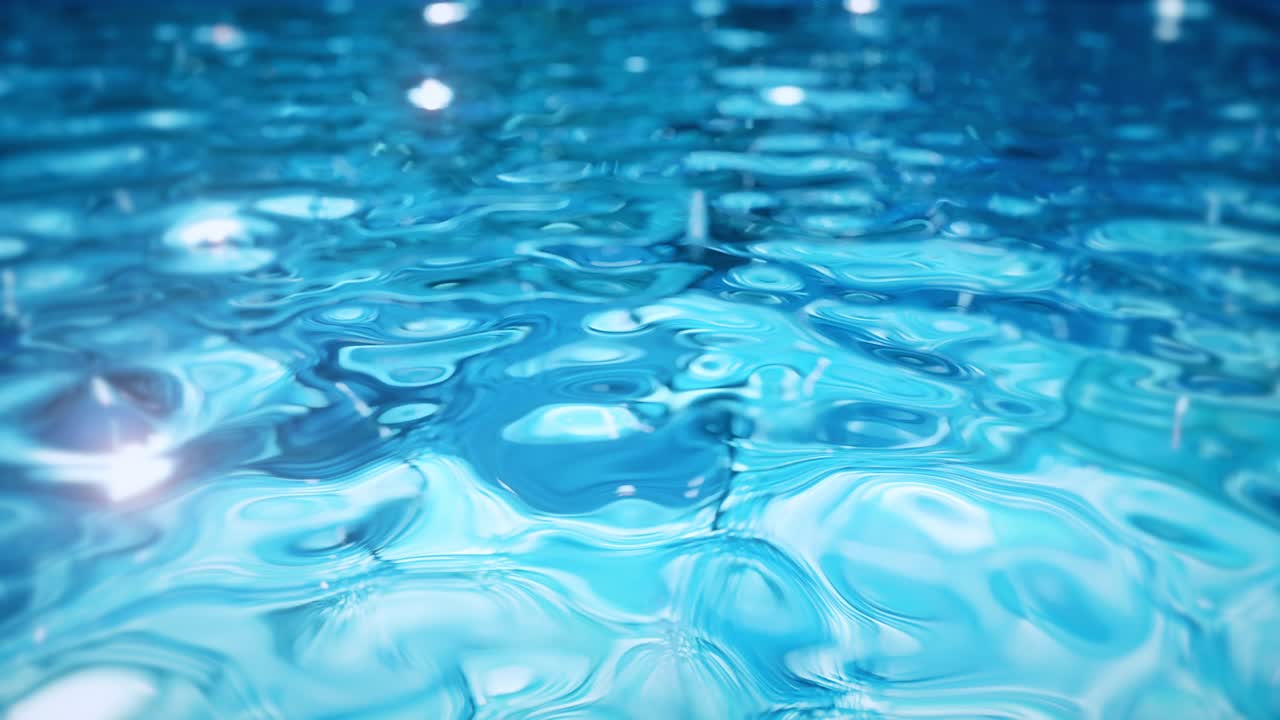 추상적인 파동하는 물 표면