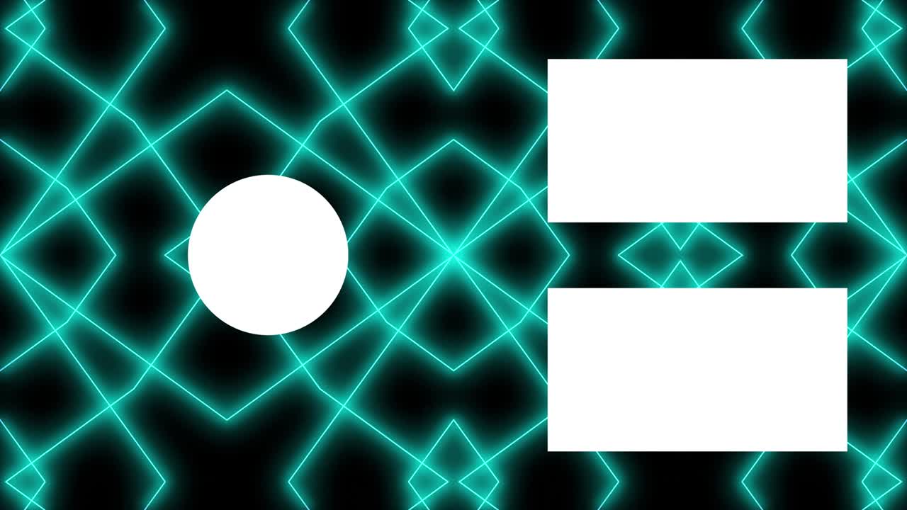 기하학적 패턴 검은 배경 엔드 카드 모션 그래픽