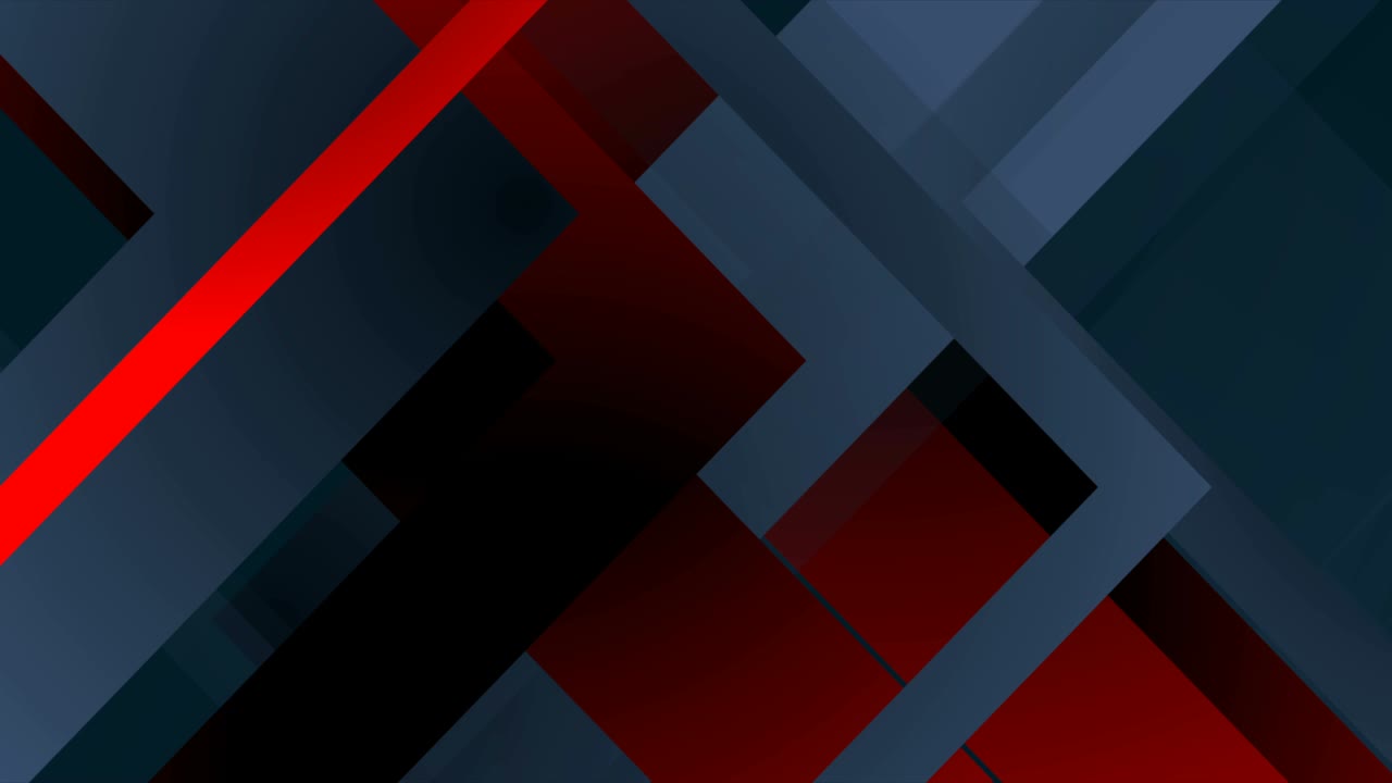 tecnología azul oscuro y rojo fondo de movimiento abstracto geométrico