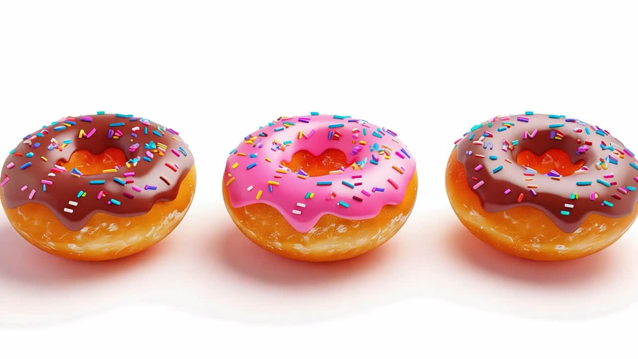 deliciosas rosquillas con salpicaduras