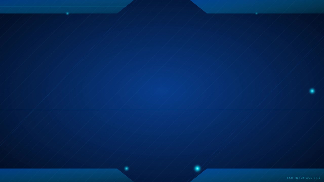 Abstract Blue Digital Technology Interface Background