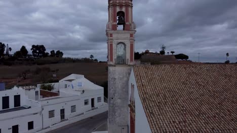 vista aérea de ayamonte desde la parroquia del salvador, españa