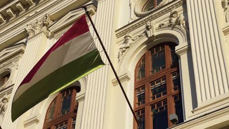 hungary flag of colors red, white and green