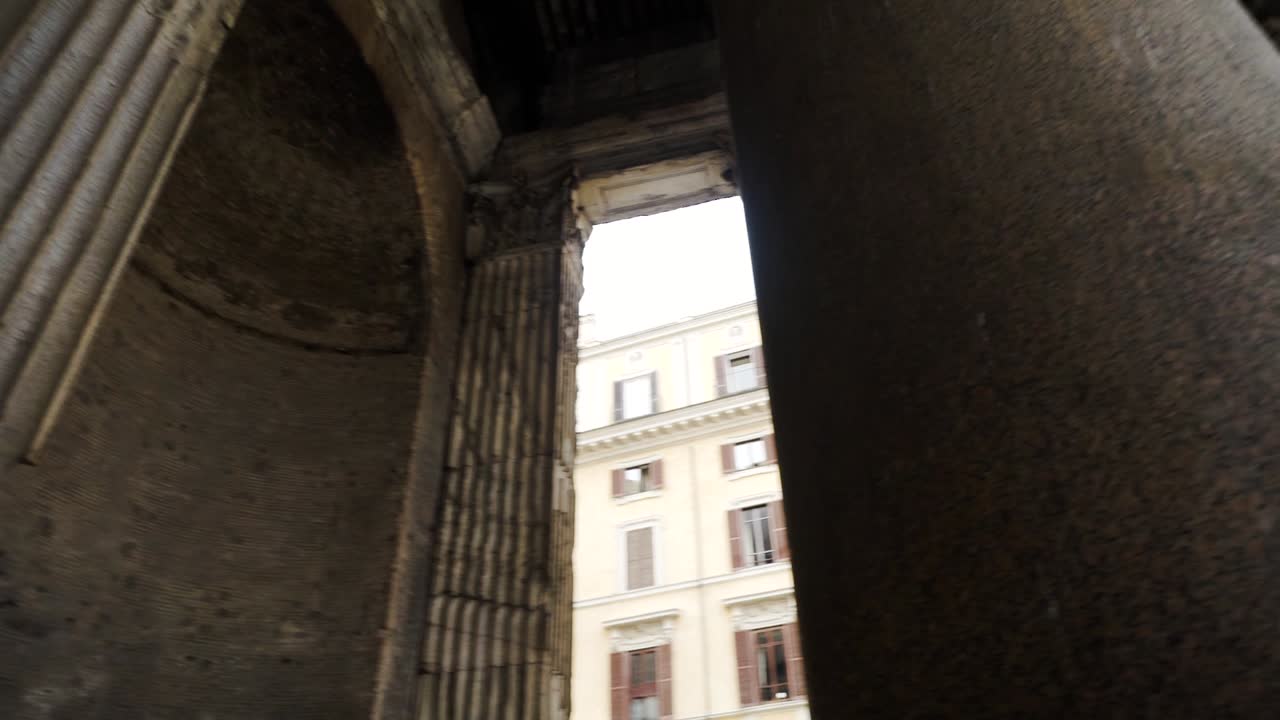 arquitectura romana antigua en roma, italia