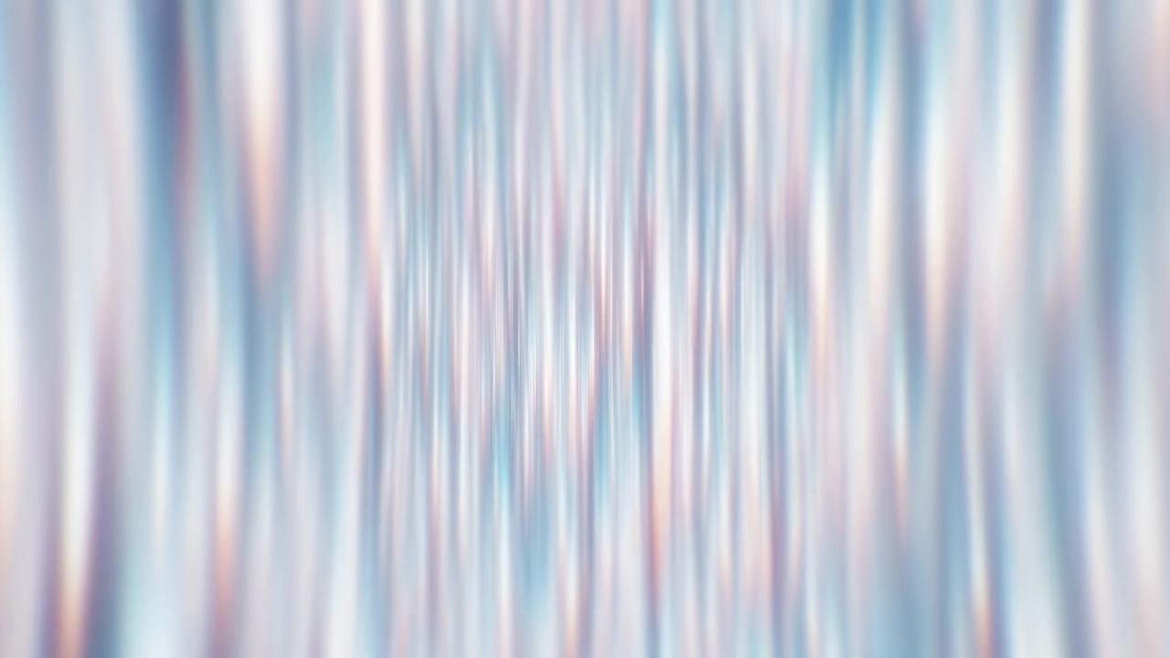 Soft vertical bands of blue, pink, white, and peach shift subtly from frame to frame, forming an airy luminous texture with blurred edges, smooth gradients, and calm flowing movement.