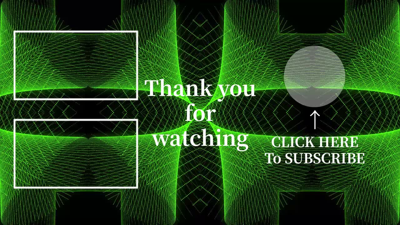칼레이도스코프 패턴 엔드 카드 엔딩 스크린 모션 그래픽