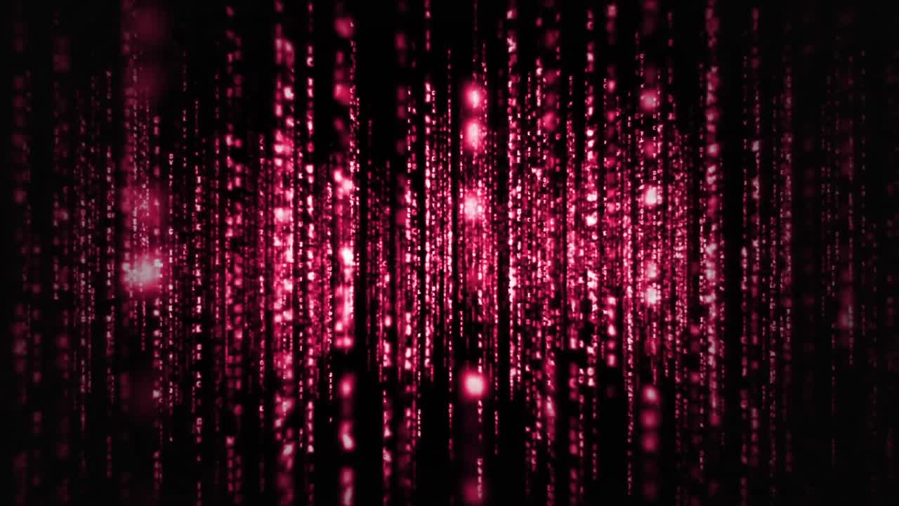 Pink lightning and glittery lights