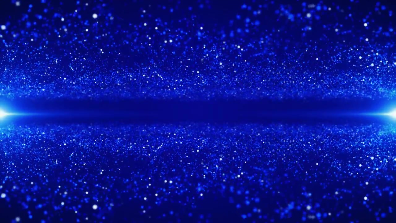 4k 3d sfondo fantascientifico plexus spazio cibernetico digitale campo hi-tech blu ologramma particelle luminose linee