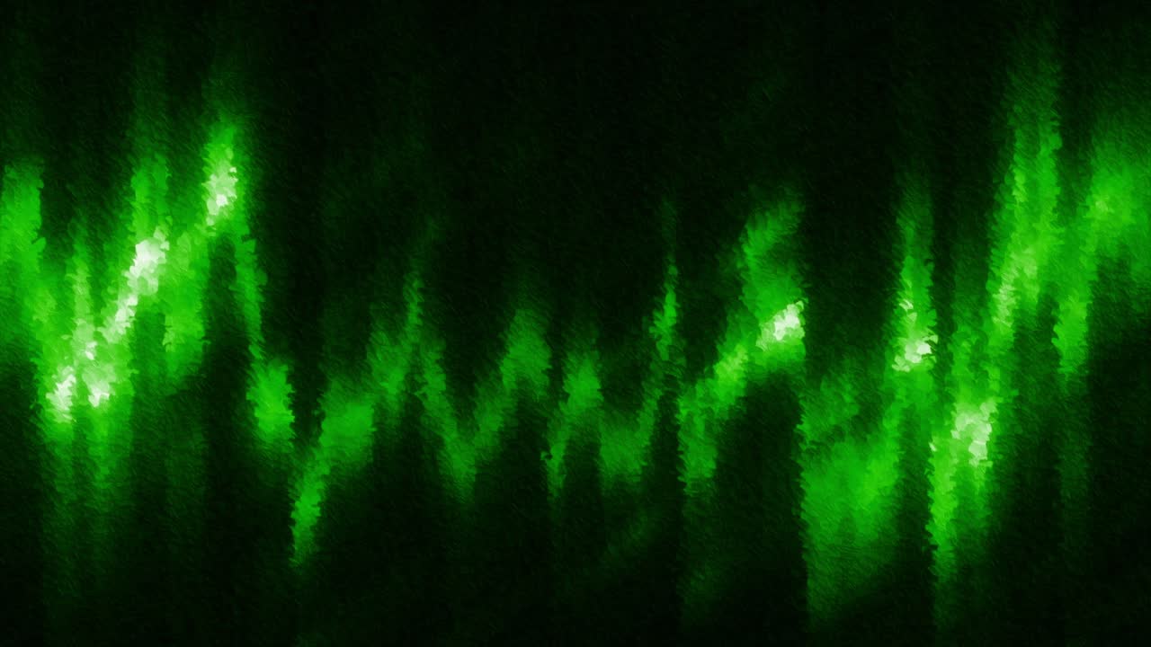 抽象的な緑色の波のパターン