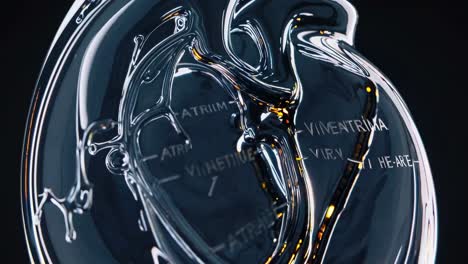 detailed 3d illustration of a human heart