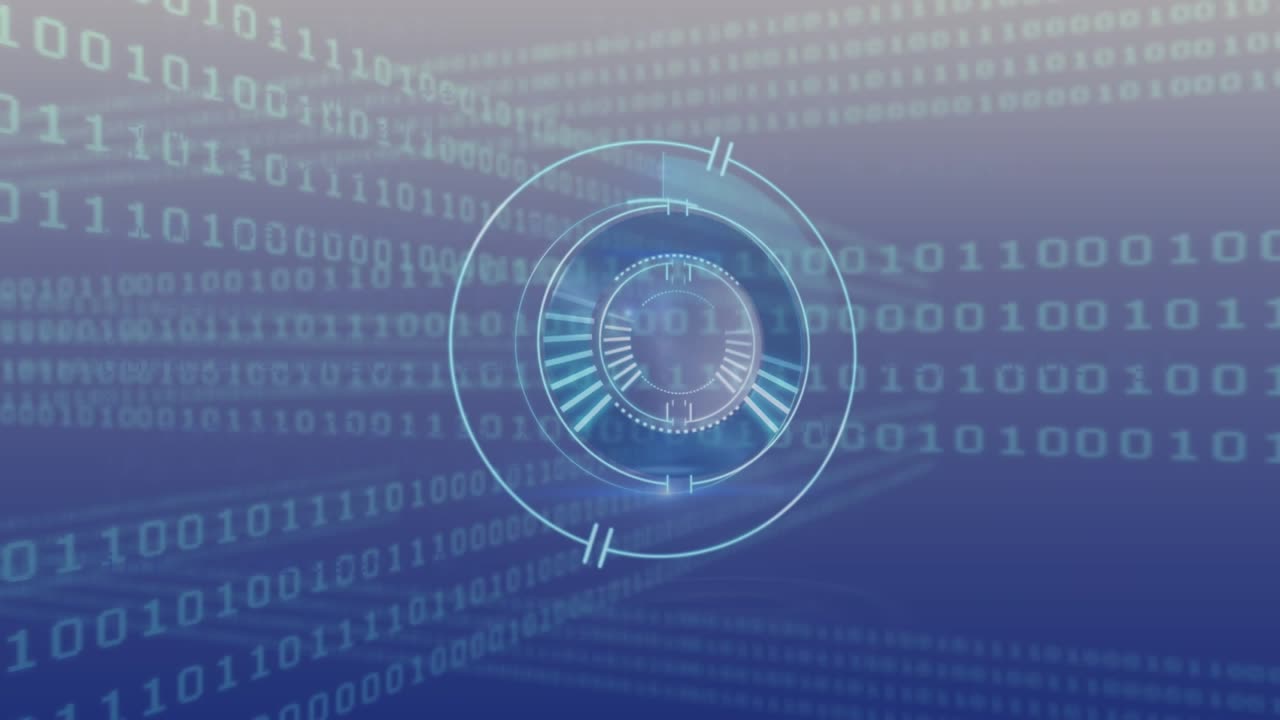 Animation of data processing over scope scanning