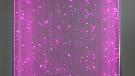 pink bubble wall light display