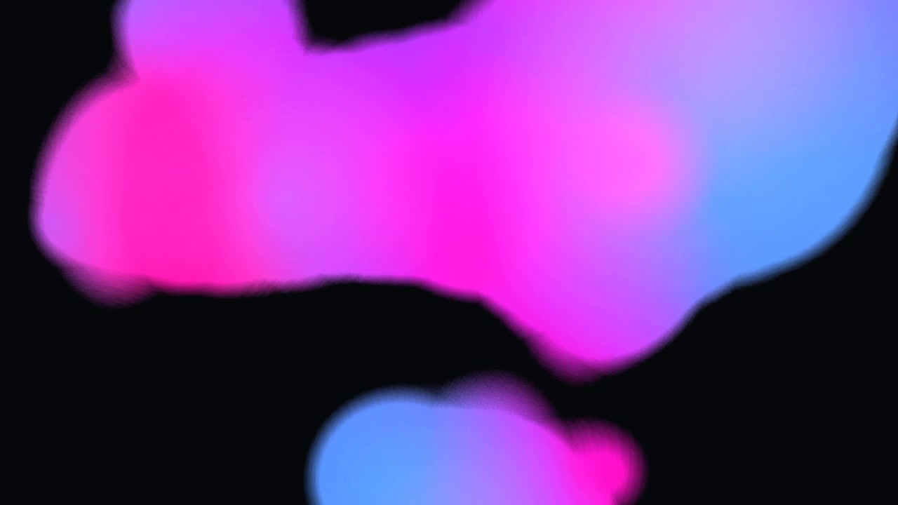 Abstract Motion Background with Floating Pink and Blue Liquid Shapes