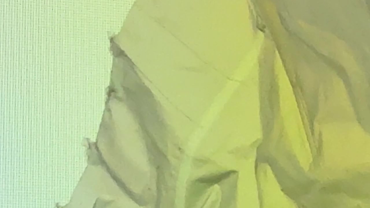 Abstract fabric folds in vibrant colors