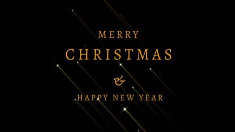 Animation-of-merry-christmas-and-happy-new-year-text-over-fireworks-on-black-background