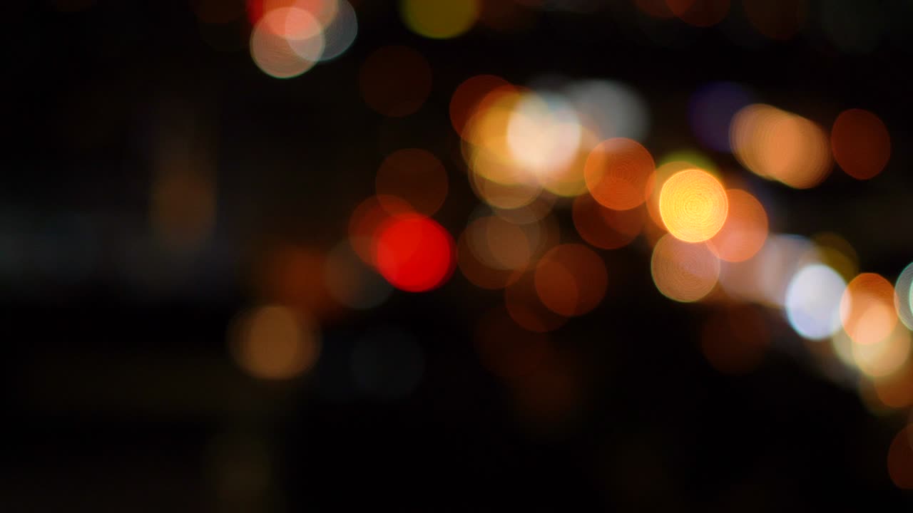 pokeh arte de la cuerda configuración de luz en el estilo delicioso en la oscuridad