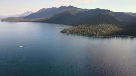 rolling shadows dance along the mountain behind rubicon bay