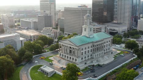 tennessee state capitol building in nashville tn, usa