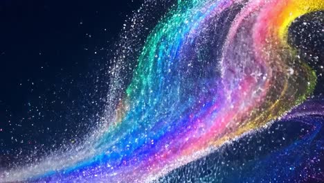 abstract rainbow glitter background