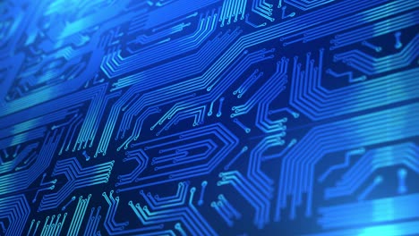 4k abstract high tech technology geometric and connection system loop background with digital data