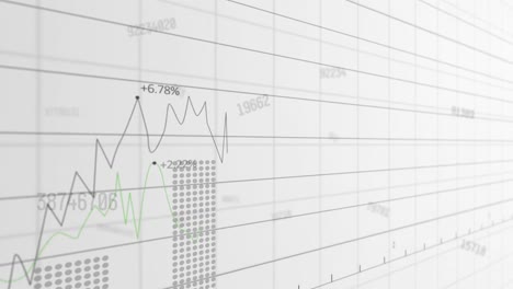 animación de las conexiones financieras sobre un fondo blanco