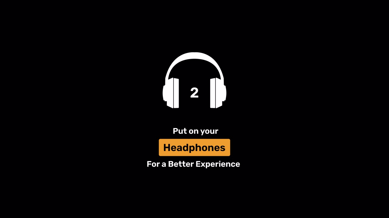 Audio Playback Headphone Instruction Screen