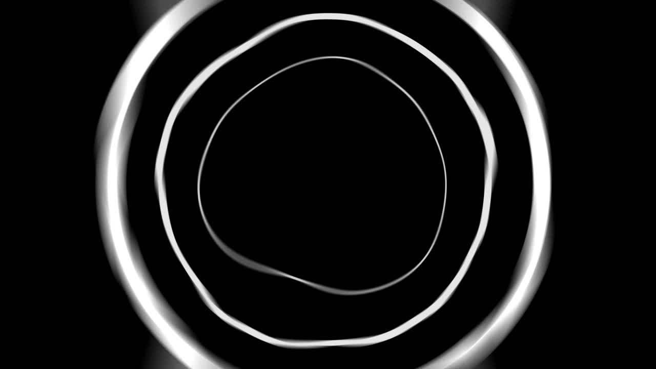 추상적인 빛의 원