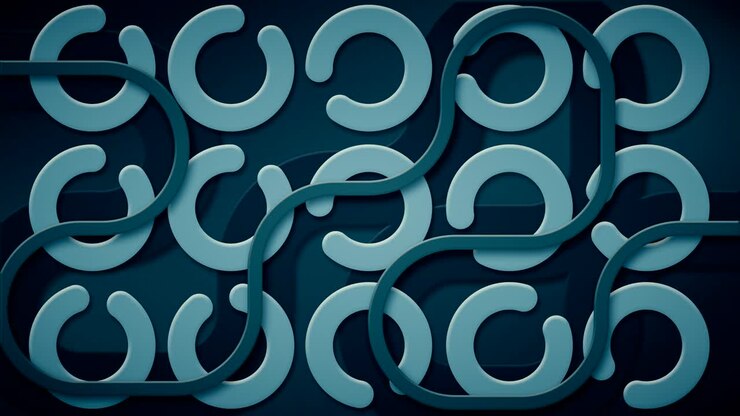 4k Abstract motion graphic animation.