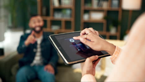 smart home control with tablet