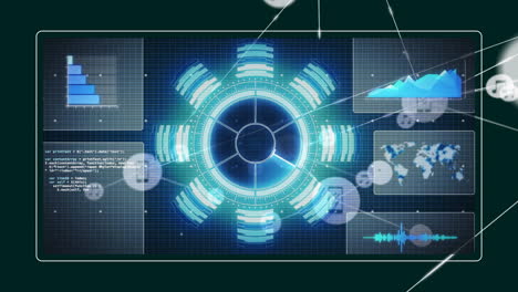 Animation-of-network-of-connections-with-icons-and-data-processing