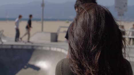 Woman-At-Venice-Beach-Skate-Park