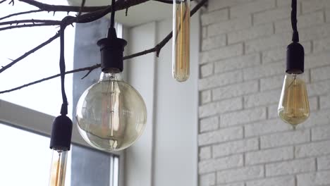 vintage edison bulbs chandelier