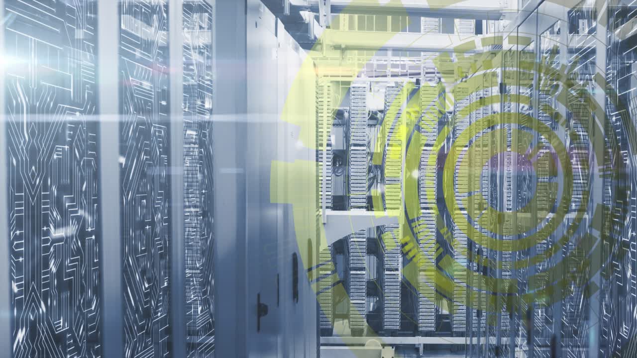 Animation of scope and data processing over computer servers