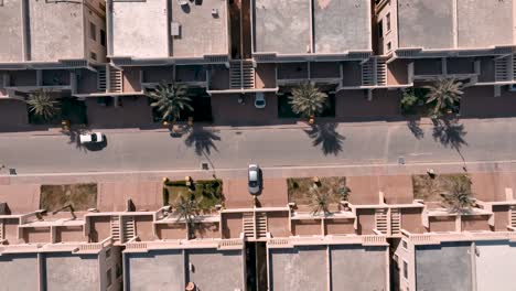 the bahria housing development in karachi is seen from above