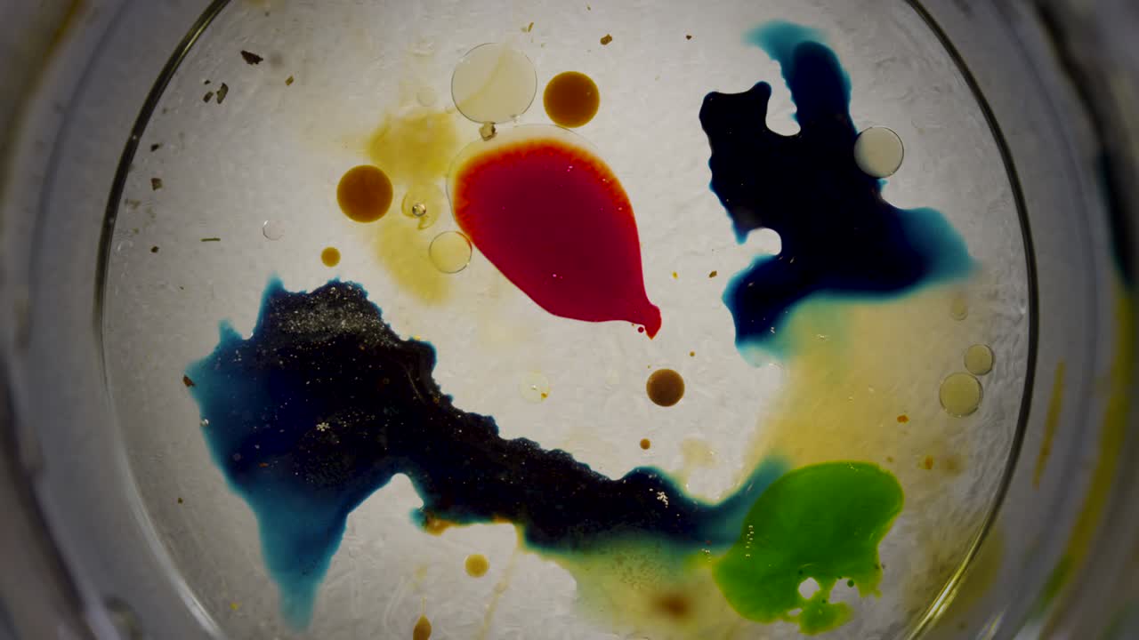 추상적인 액체 움직임 밝은 다채로운 배경 텍스처