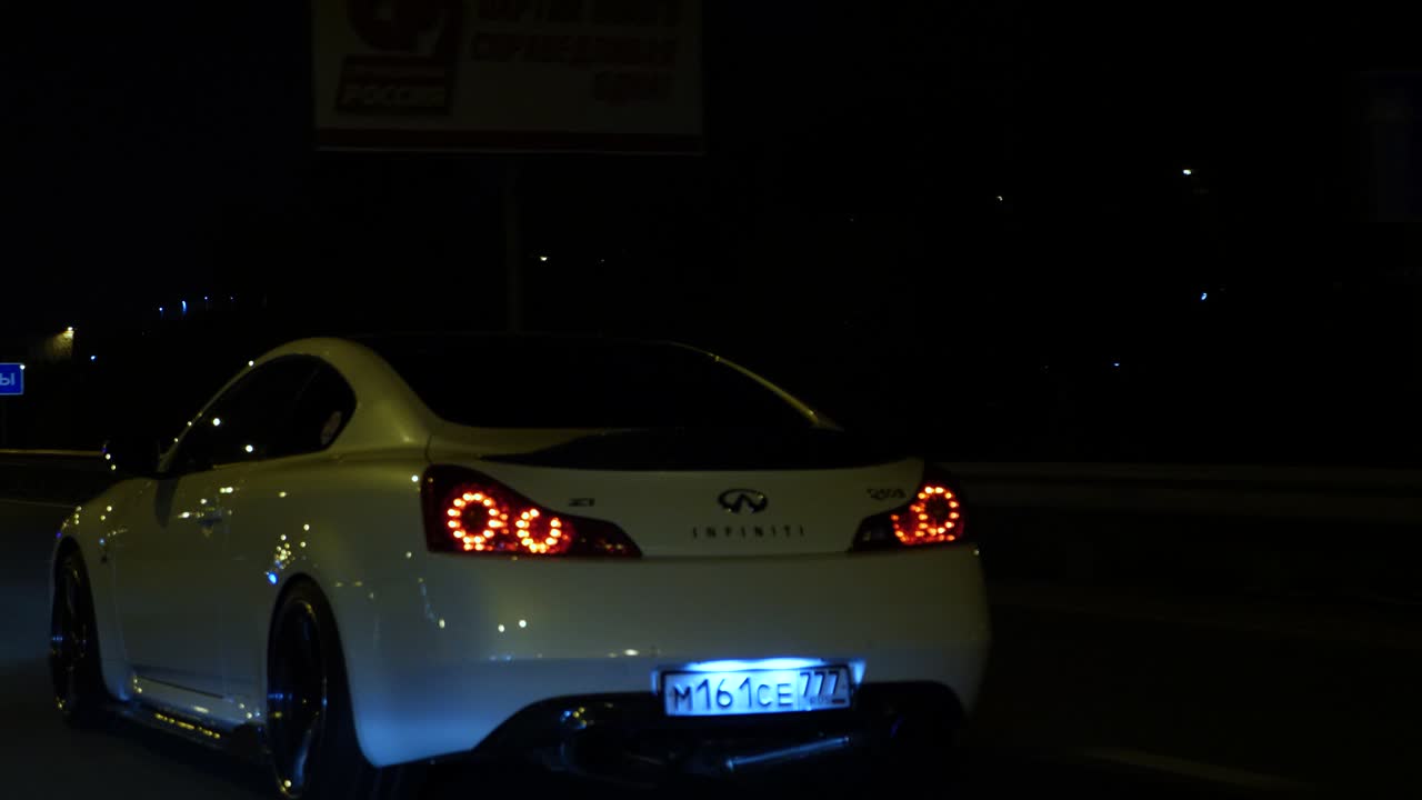 Infiniti Q60S at Night