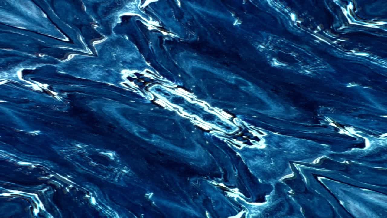 Sfondo animato con motivo unico a caleidoscopio colorato, frattale, marmorizzato