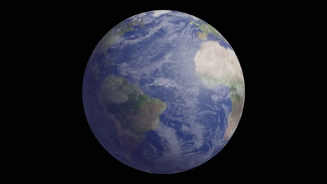 bucle sin interrupción de 4k tierra durante el día
