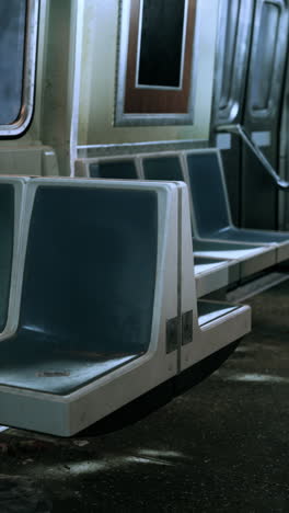 empty subway seats