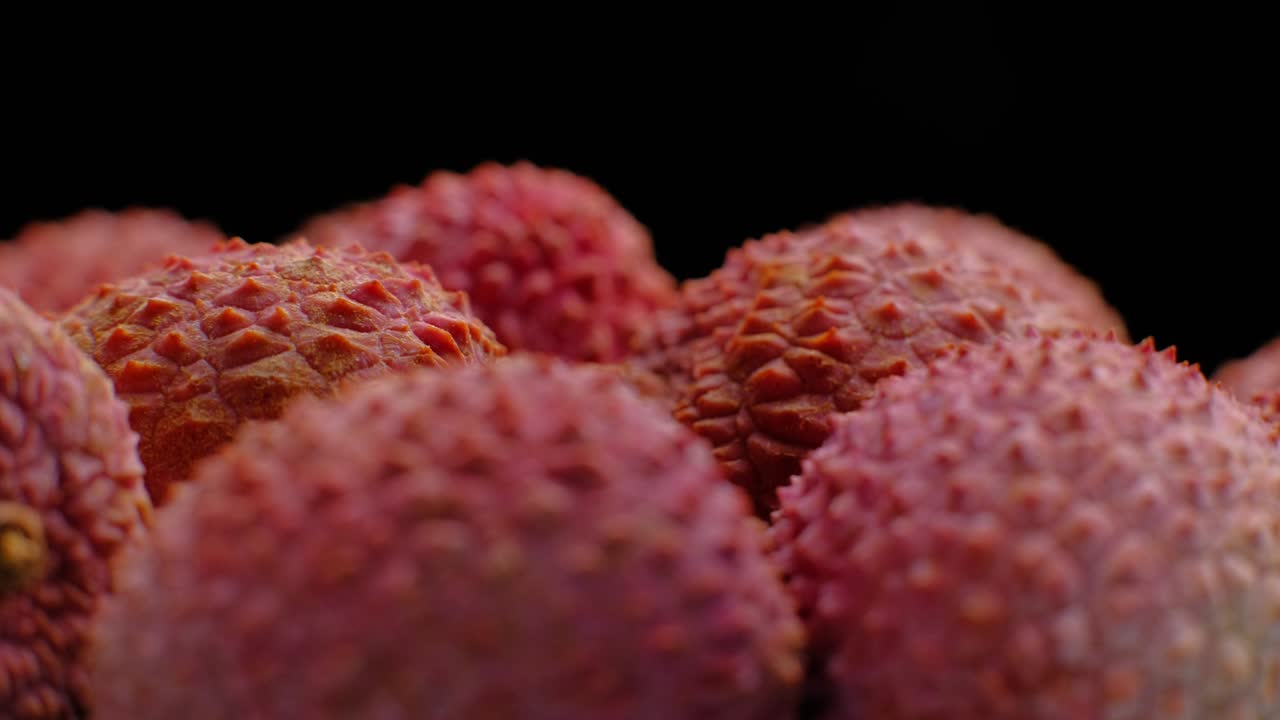 frutas exóticas de litchi