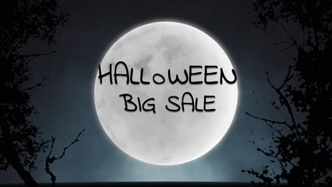 Gran-Venta-De-Halloween-Con-Gran-Luna-Y-Bosque