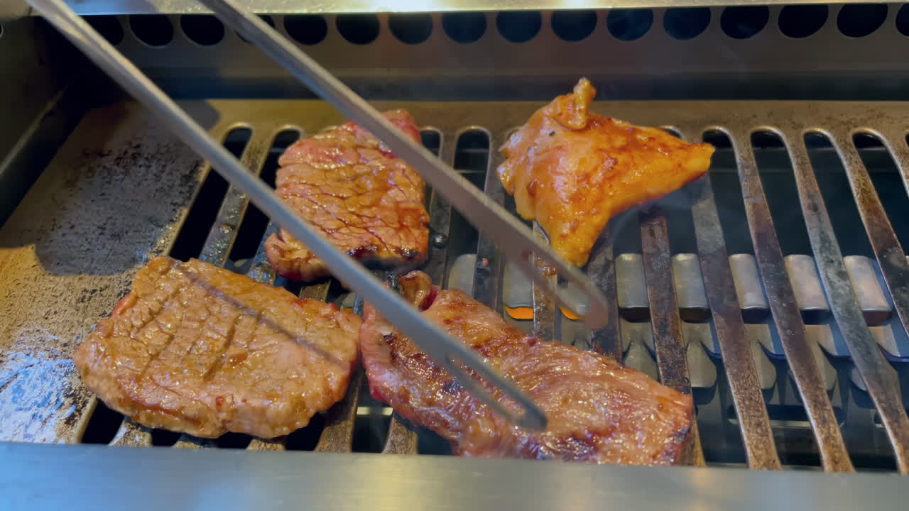 바베큐 바베큐 고기  ⁇ 고기 음식