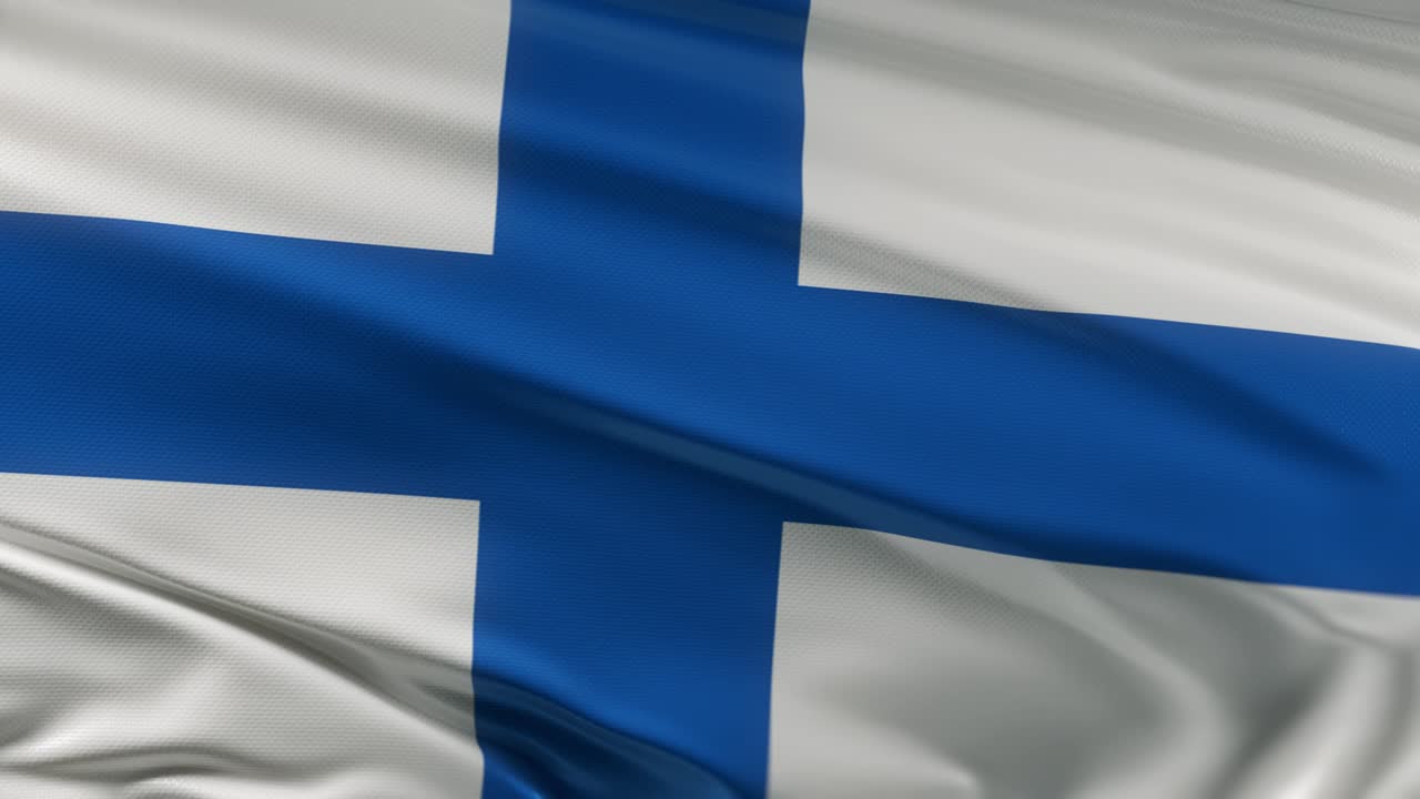 핀란드 발이 바람에 흔들리는 세일즈 루프 3d 애니메이션