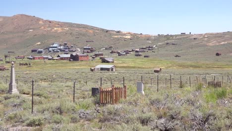 establishing shot of bodie california gold mining gold rush ghost town 8