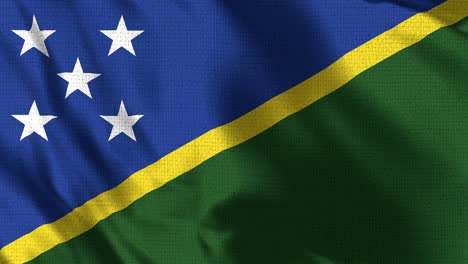 solomon islands flag - realistic 4k - 30 fps flag of the solomon waving in the wind.