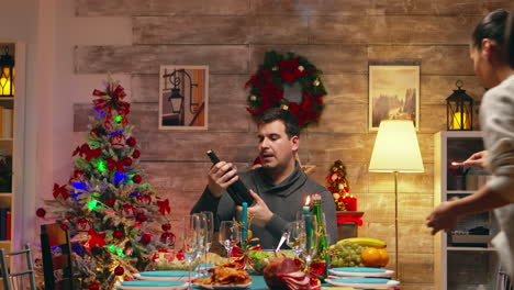 Young-daughter-helping-her-mother-for-christmas-dinner