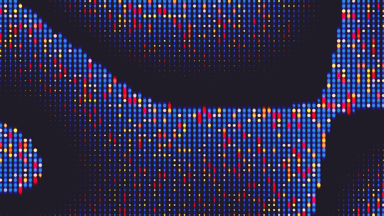 Sfondo animato in loop con motivo astratto a punti digitali