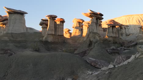 Ah-Shi-Sle-Pah-Desierto,-Paisaje-Desértico-Vacío-En-Nuevo-México,-Estados-Unidos