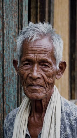 portrait of an elderly man