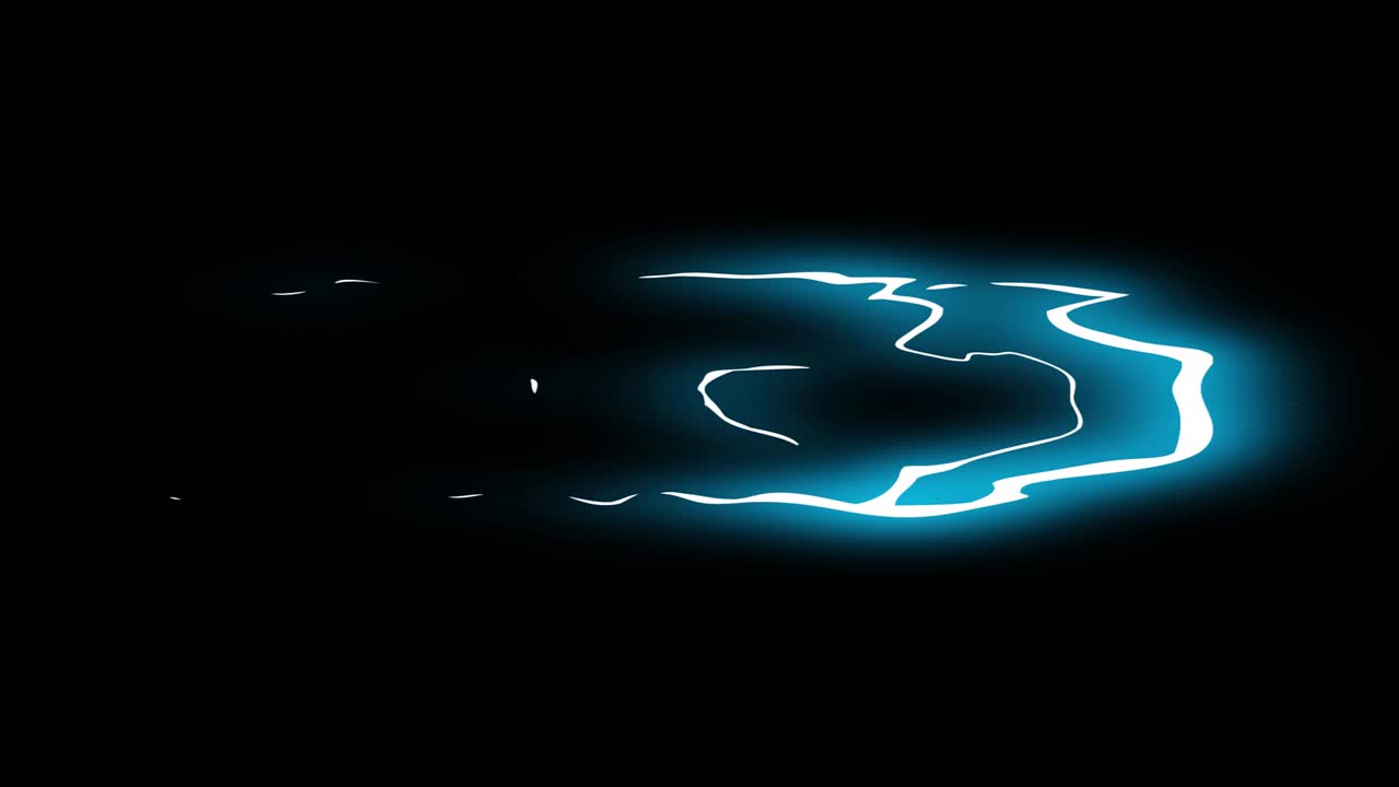 Three Step Thunder Sliding Electrical Cartoon Animation